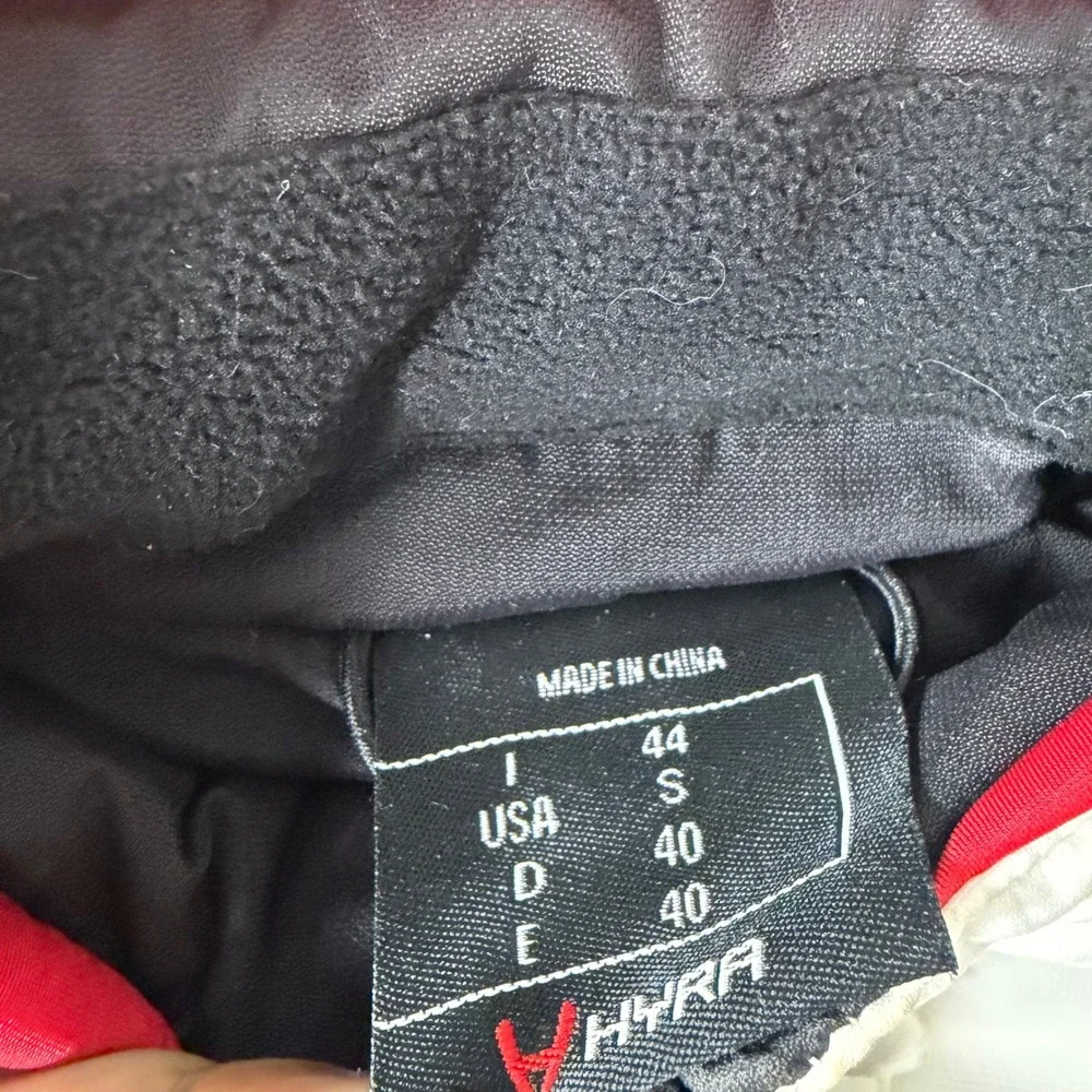 Nice b- Hyra Womens Ski Jacket White Black Hooded Insulated Snow Coat Size Small